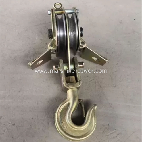 Double Wheel Rope Pulley Lifting Pulley Wheels